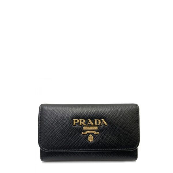 Prada Cartera llaves Negro one