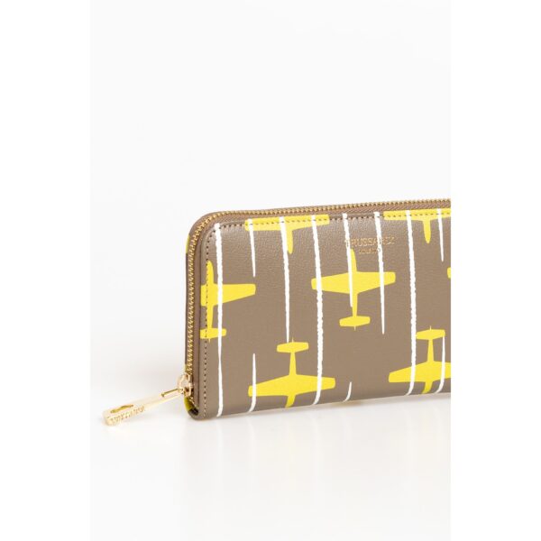 Cartera Trussardi aviones YellowLeather - Imagen 3