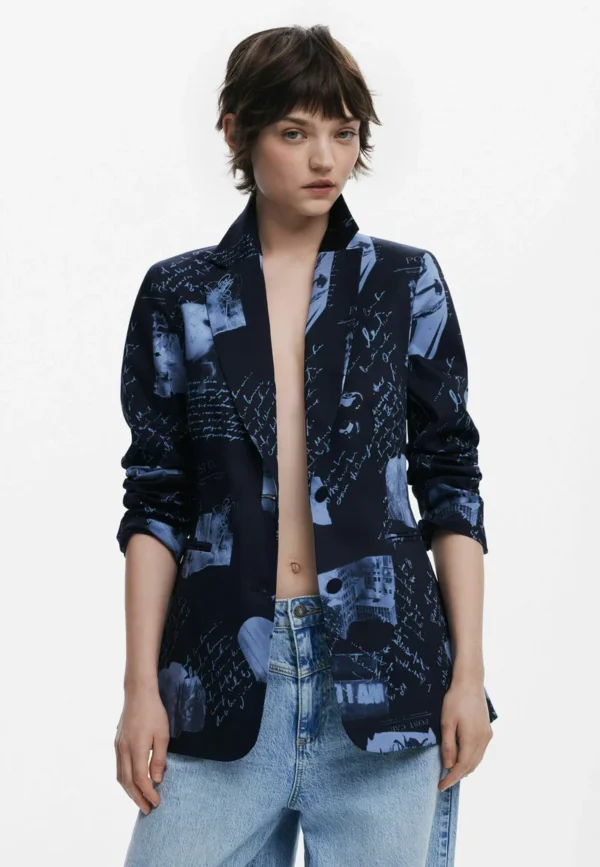 Blazer DESIGUAL Blue - Imagen 2