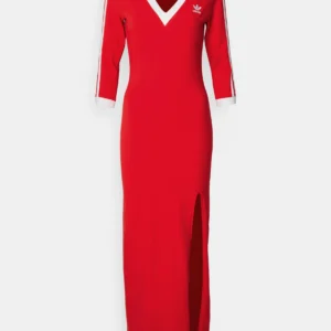 Vestido maxi adicolor classics 3 bandas ADIDAS