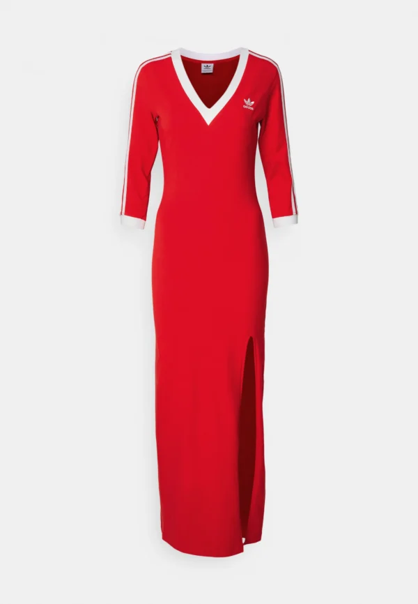 Vestido maxi adicolor classics 3 bandas ADIDAS