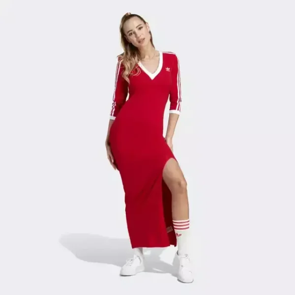 Vestido maxi adicolor classics 3 bandas ADIDAS - Imagen 3