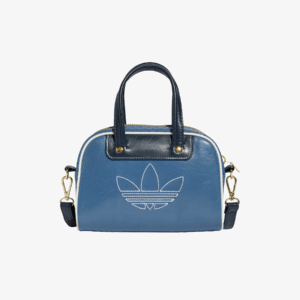 Bolso de mano azul vintage mini bowling adidas original