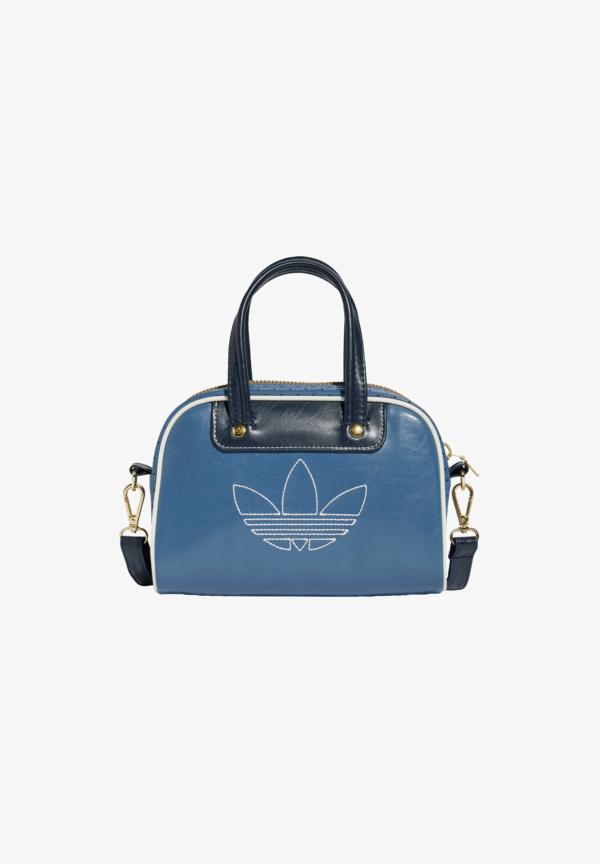Bolso de mano azul vintage mini bowling adidas original