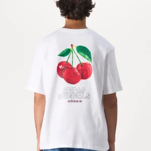 CHERRY TEE UNISEX – Camiseta estampada – white 1