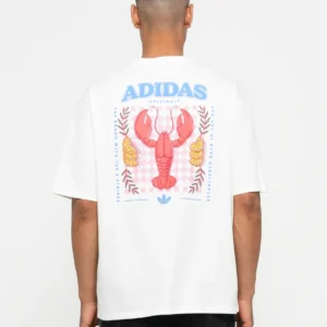 Camiseta estampada Adidas -LOBSTER TEE UNISEX  2 colores (Blanco y Verde)(Talle XS, S, M, L, XL)