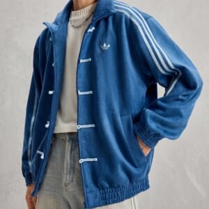 Chaqueta de terciopelo Adidas - ESTILO ORIENTAL UNISEX (Talle XS, S, M, L, XL)